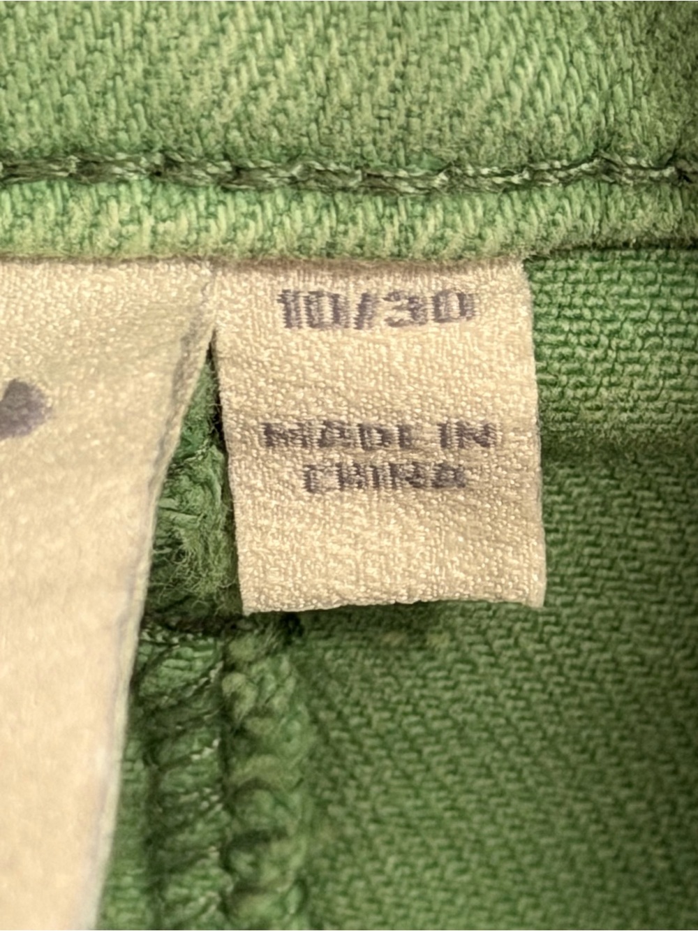 Tractr Green High-Rise Button-Front Frayed Hem Denim Shorts - Picture 9 of 10